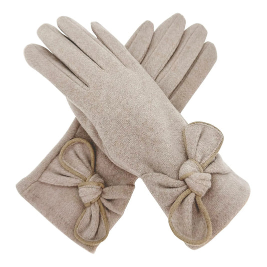 Bow gloves - Mink