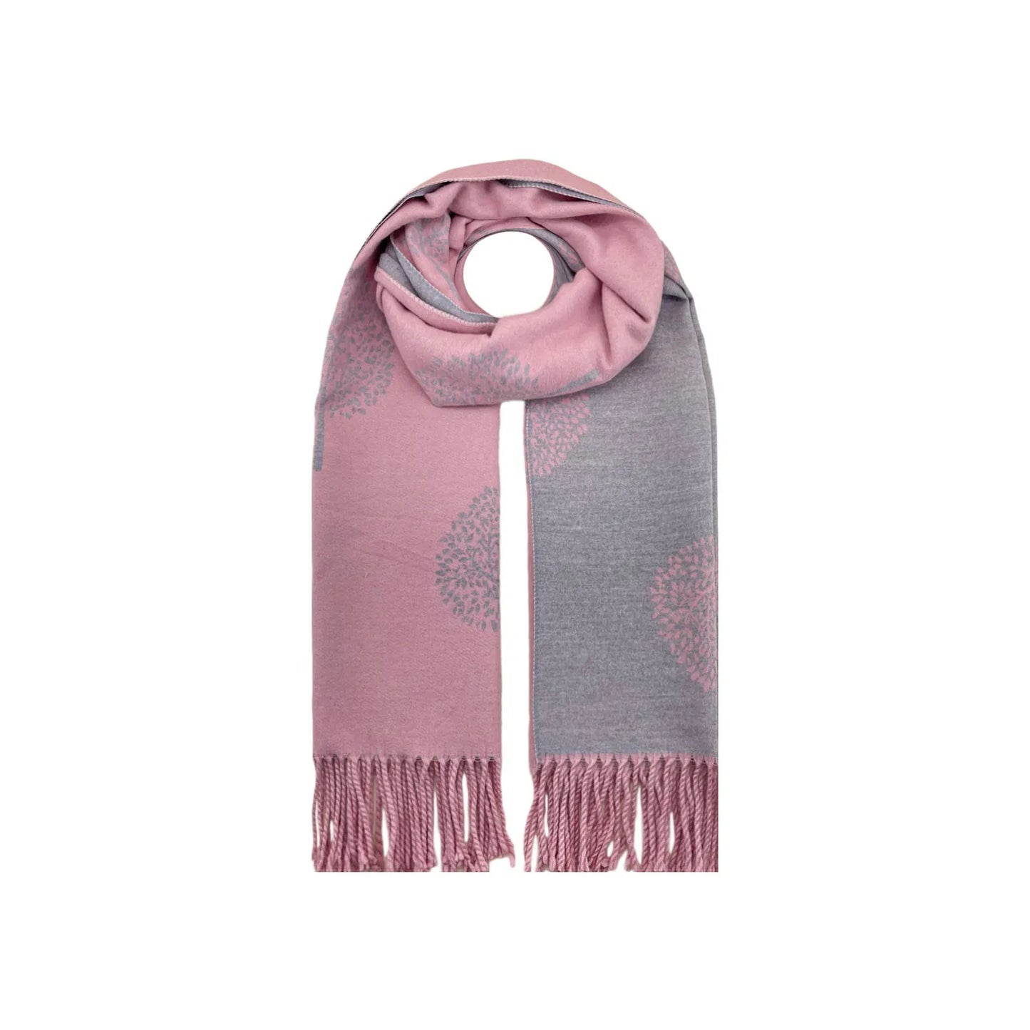 Mulberry tree pashmina - Baby pink