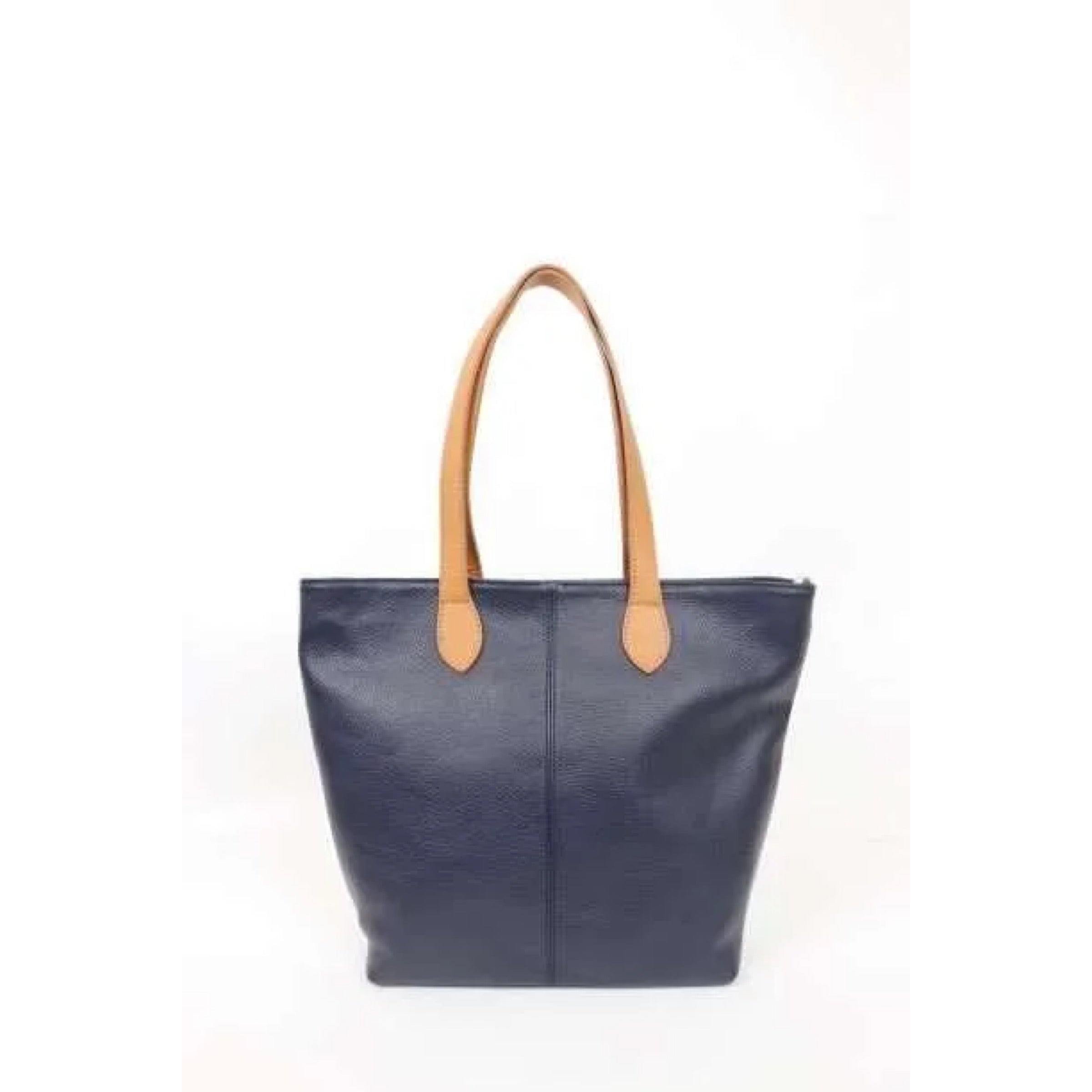 Willow two tone leather tote