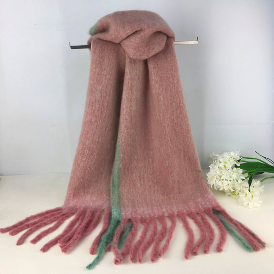 Winter scarf - Baby pink