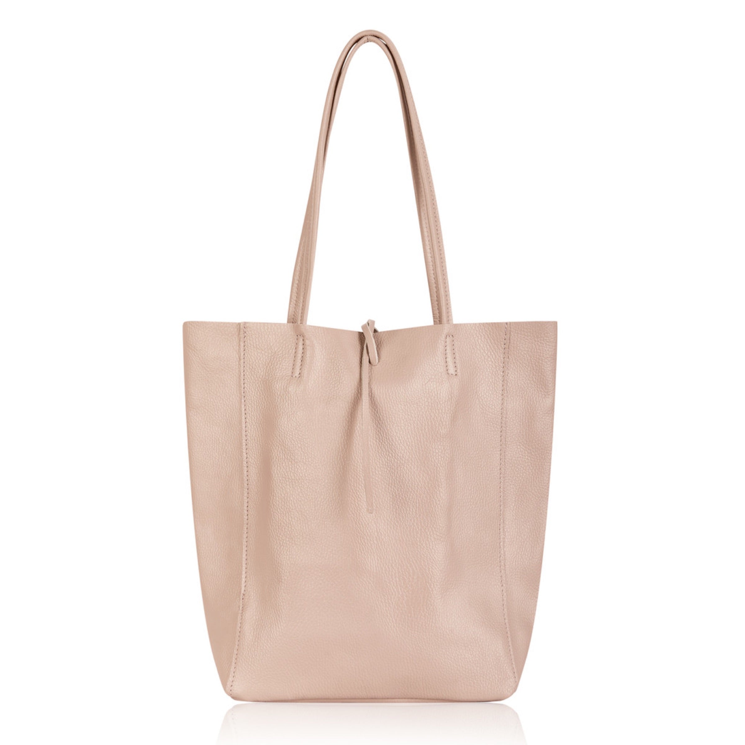 Everly leather outlet tote